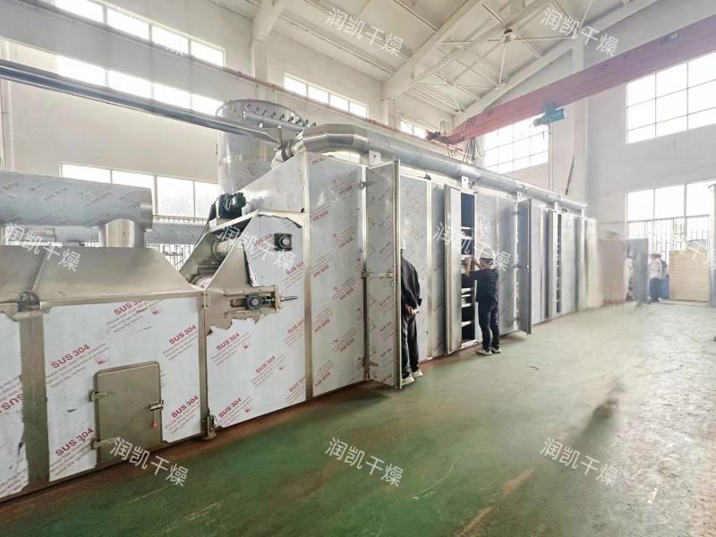 湖南某股份有限公司訂購的帶式干燥機(jī)-客戶驗收成功